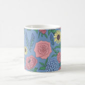 Mug Charming floral Mugs, Cadeaux parfaits pour Flower (Centre)