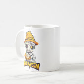 Mug Charming Halloween maman design mignonne et Éffray (Devant gauche)