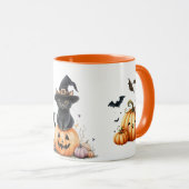 Mug Charming Halloween Party sorch, Citrouille et Spoo (Devant droit)