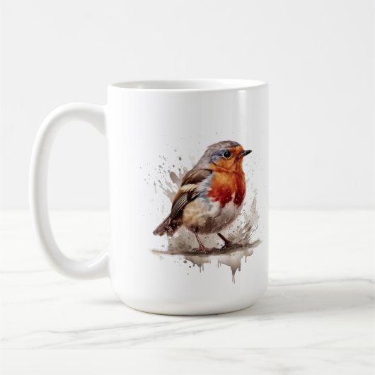 Mug Charming Jardin Robin (Gauche)