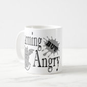 Mug Charming mais en colère petit chat diable drôle ci (Devant gauche)
