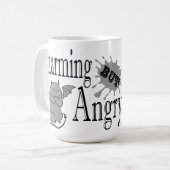 Mug Charming mais en colère petit chat diable drôle ci (Devant gauche)