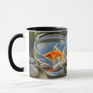 Mug Charming Poisson d'or en céramique Musique