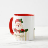 Mug Charming Santa Joyeux Noël (Devant gauche)