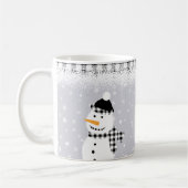 Mug Charming Snowmen en hiver Casquettes et écharpes (Gauche)