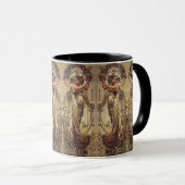 Mug Charnière élégante femme Art nouveau (Devant droit)