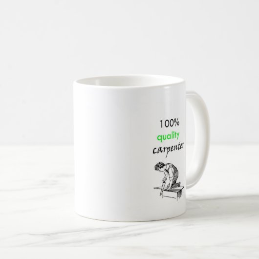 Mug charpentier 100% de qualité (Devant droit)