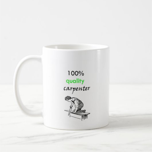 Mug charpentier 100% de qualité (Gauche)