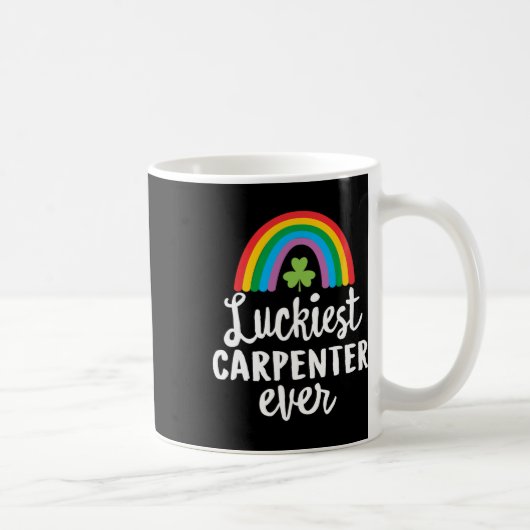 Mug Charpentier le plus chanceux Saint Patrick Shamroc (Droite)