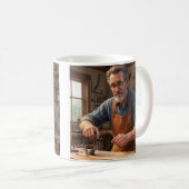 Mug Charpentier/Travailleur du bois (Devant droit)