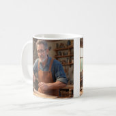 Mug Charpentier/Travailleur du bois (Devant gauche)