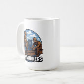 Mug Charpentiers métalliques / Constructeurs de ponts (Devant gauche)