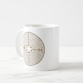 Mug Chartres Labyrinthe - Symbole spirituel Antique 1 (Devant gauche)