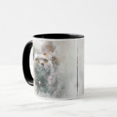 Mug Chartreux Chat et Neige (Devant gauche)