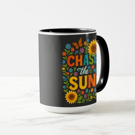 Mug Chase the sun  (Devant droit)