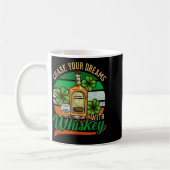 Mug Chase Your Dreams With Whiskey St. Patrick's Day C (Gauche)