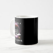 Mug Chaser Solar Eclipse 2024 Drôle Deux Fois Dans Une (Devant gauche)