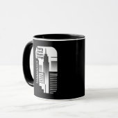Mug Chasing Dreams Between Buildings Urban Design (Devant gauche)
