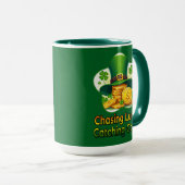 Mug Chasing Luck Catching Cash St Patrick’s - caneca (Devant droit)
