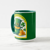 Mug Chasing Luck Catching Cash St Patrick’s - caneca (Devant gauche)