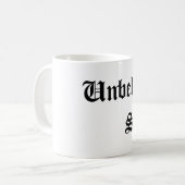 Mug Chasse à café blanc de la mousse incroyable (Devant gauche)