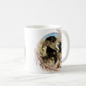 Mug Chasse à la bécasse avec Bretagne Spaniel (Devant droit)
