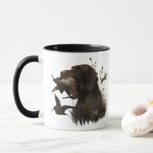 Mug Chasse à la bécasse avec le pointer allemand à poi