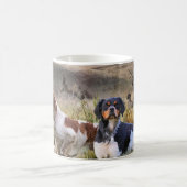 Mug Chasse à la caille avec un Espagnol breton, Art (Centre)