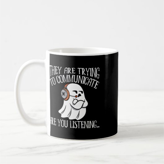 Mug Chasse à l'évp paranormal Aventures du chasseur fa (Gauche)