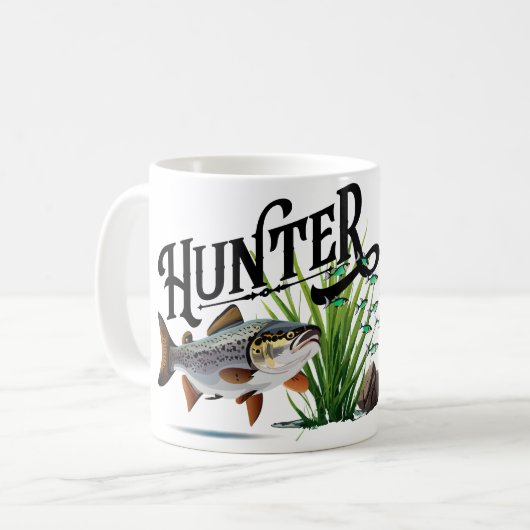 Mug Chasse à l'omble chevalier d'un banc de vairons (Devant gauche)