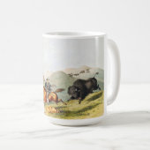 Mug Chasse au bison 1845 (Devant droit)