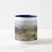 Mug Chasse au bison no 26 par CM Russell, Indiens Vint (Centre)