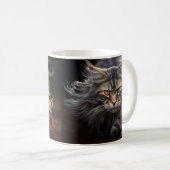 Mug Chasse au chat au coon du Maine (Devant droit)