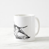 Mug Chasse au chien (Devant droit)