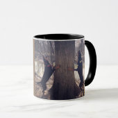 Mug Chasse au cocon avec Black & Tans (Devant droit)