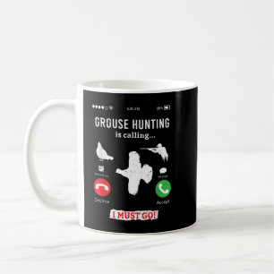Mug Chasse au coq rouffé oiseau - appels téléphoniques