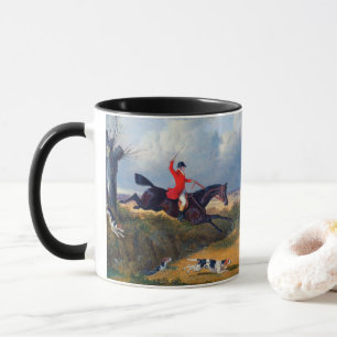 Mug Chasse au renard Franchissant un fossé John Herrin