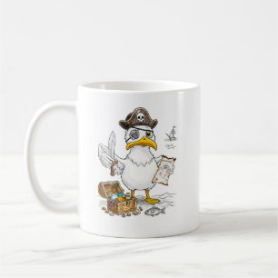 Mug Chasse au trésor de l'oiseau pirate de bande dessi