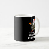 Mug Chasse aux cerfs Whitetail Christmas Camo Père Noë (Devant droit)