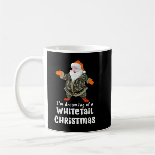 Mug Chasse aux cerfs Whitetail Christmas Camo Père Noë