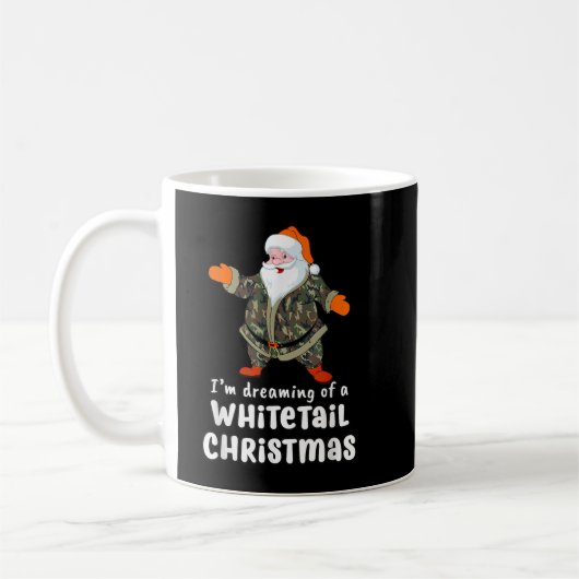 Mug Chasse aux cerfs Whitetail Christmas Camo Père Noë (Gauche)