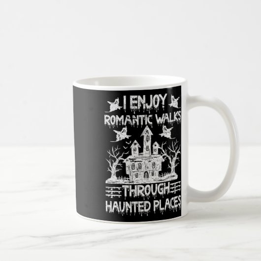 Mug Chasse Aux Fantômes Marches Romantiques À Travers (Droite)
