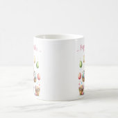 Mug Chasse aux oeufs de Pâques de lapin d'aquarelle -  (Centre)