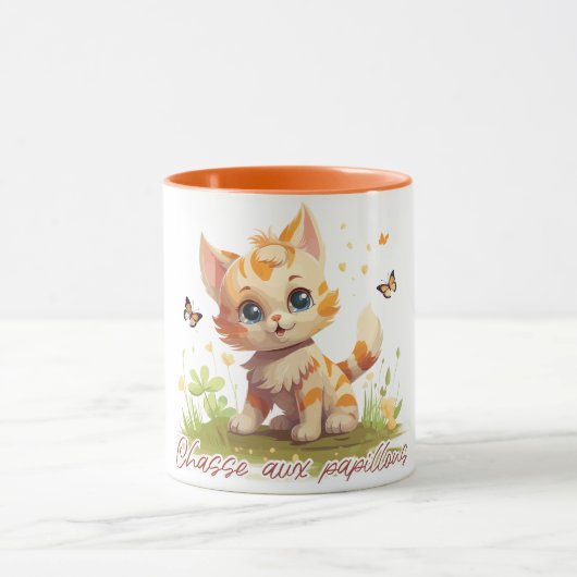 Mug Chasse aux papillons encore (Centre)