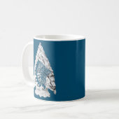Mug Chasse aux pointes Arrowhead Plumes amérindiennes (Devant gauche)