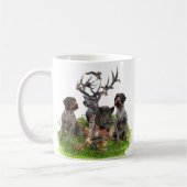 Mug Chasse avec Allemand À poils durs Pointer Tapestry (Gauche)