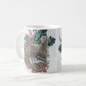 Mug Chasse avec un Weimaraner, "Grey Ghost" (Devant gauche)
