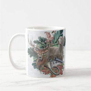Mug Chasse avec un Weimaraner, "Grey Ghost"
