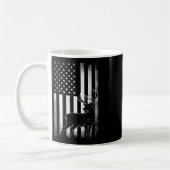 Mug Chasse Chasse Chasse Deer Etats-Unis Drapeau Améri (Gauche)