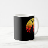 Mug Chasse de canard drôle de style vintage  (Devant droit)